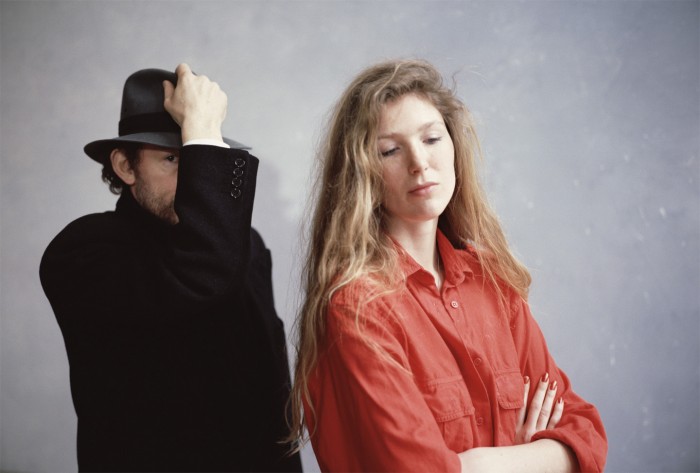 Selfportrait with my daughter Karolien, Amsterdam, Netherlands,  1988